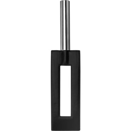 PALETA BDSM DE CUERO RECTANGULAR CON GAP - NEGRO - 001