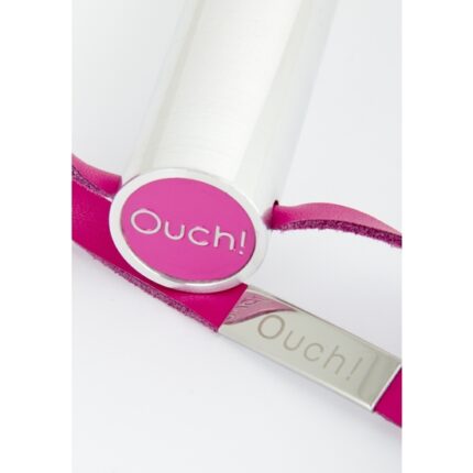 PALETA DE CUERO CIRCLE TIPPED CROP - ROSA - 002