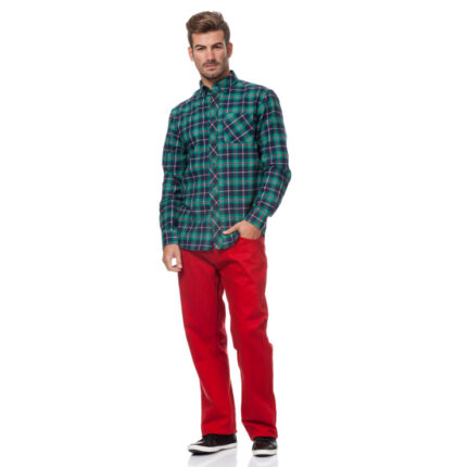 PANTALONES 5 BOLSILLOS INDIAN ROJOS - 001