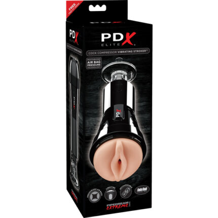 PDX COCK COMPRESSOR MASTURBADOR CON VIBRACIÓN VAGINA - 002
