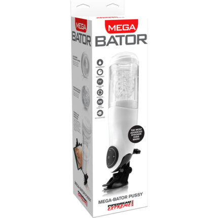 PDX MEGA BATOR USB MASTURBADOR MASCULINO VAGINA BLANCO - 002