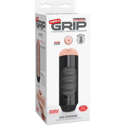 PDX MEGA GRIP MASTURBADOR MASCULINO ANO NEGRO - 002