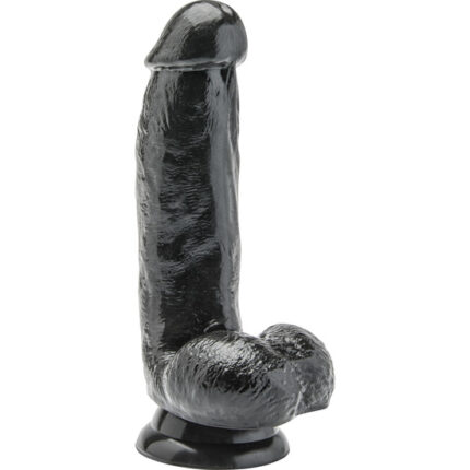 PENE 15CM CON TESTICULOS NEGRO - 001