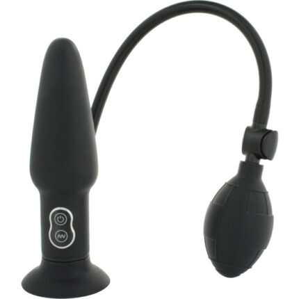 PENE ANAL HINCHABLE CON VIBRACION NEGRO - 001