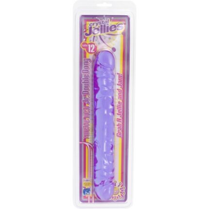 PENE DOBLE 30 CM JELLY MORADO - 002