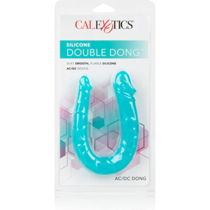 PENE DOBLE DE SILICONA - TURQUESA - 002