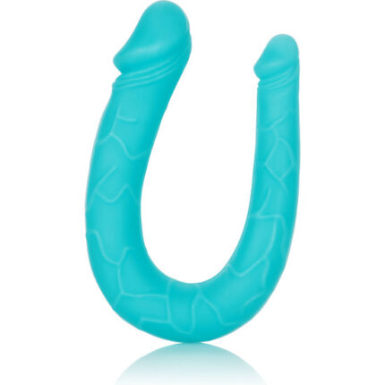 PENE DOBLE DE SILICONA - TURQUESA - 001