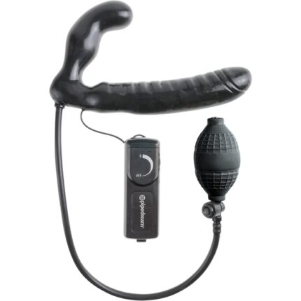 PENE HINCHABLE VIBRADOR CON ARNES NEGRO - 001