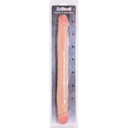 PENE REALISTICO DOBLE - 47CM - FLESH - 002