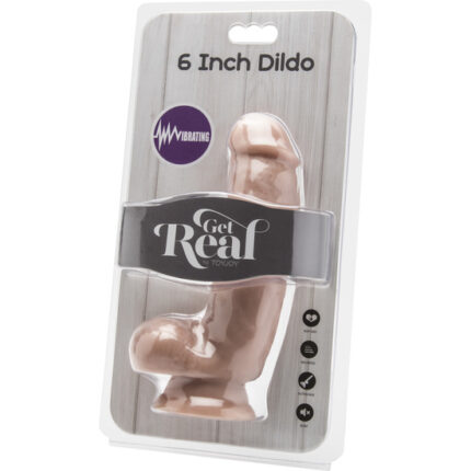PENE VIBRADOR CON TESTICULOS 15CM - 002