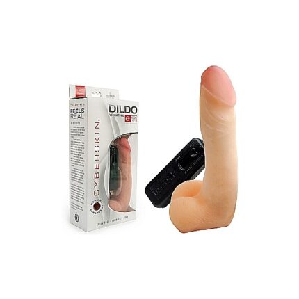 PENE VIBRADOR CYBERCOCK WITH BALLS - FLESH - 002
