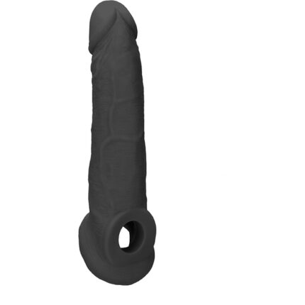 PENIS EXTENDER WITH RINGS 22 CM BLACK - 001