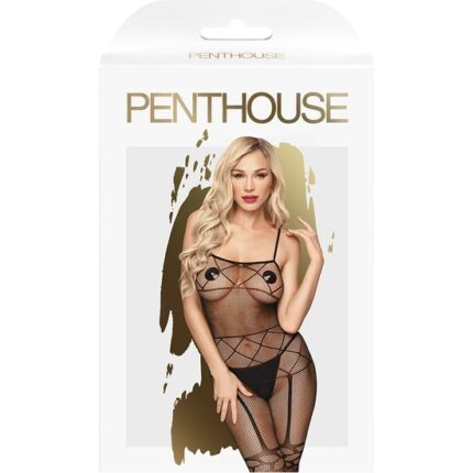 PENTHOUSE FIRECRACKER - BODY DE MALLA - NEGRO - 002