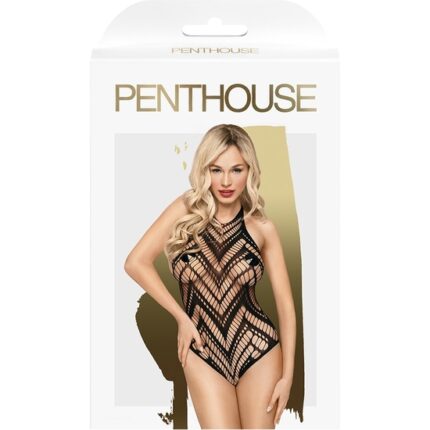 PENTHOUSE GO HOTTER - BODY CON TRANSPARENCIAS - NEGRO - 002