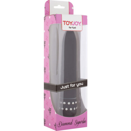 PEQUEÑO VIBRADOR DE DIAMANTES NEGRO - 002