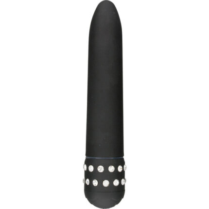PEQUEÑO VIBRADOR DE DIAMANTES NEGRO - 001