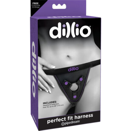 PERFECT FIT ARNÉS SIN DILDO MORADO - 001