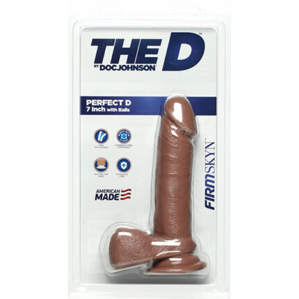 PERFECT PENE REALISTICO FIRMSKYN 17.78 CM - MARRÓN - 002