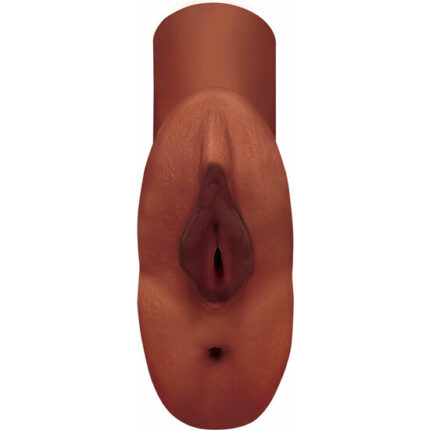 PERFECT PUSSY DOBLE MASTURBADOR VAGINA Y ANO - MARRÓN - 001
