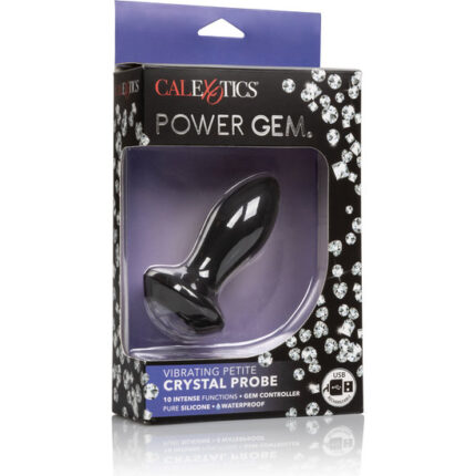 PETITE CRYSTAL PROBE PLUG SILICONA CON VIBRACIÓN - 002