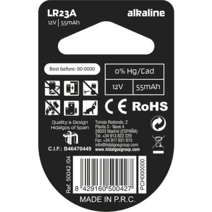 PILA ALCALINA LR23A 12V DAYRON PACK 1 - 002