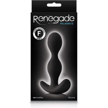 PILLAGER II - PLUG ANAL SILICONA NEGRO - 002