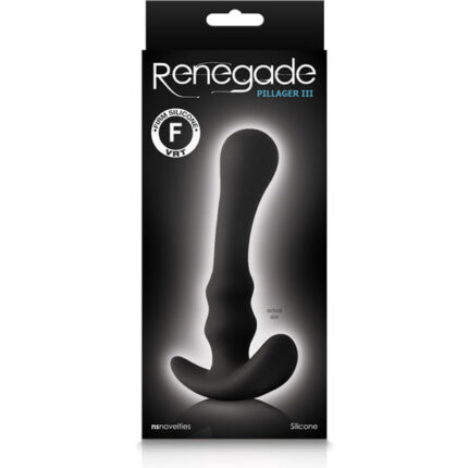PILLAGER III - PLUG ANAL SILICONA NEGRO - 002