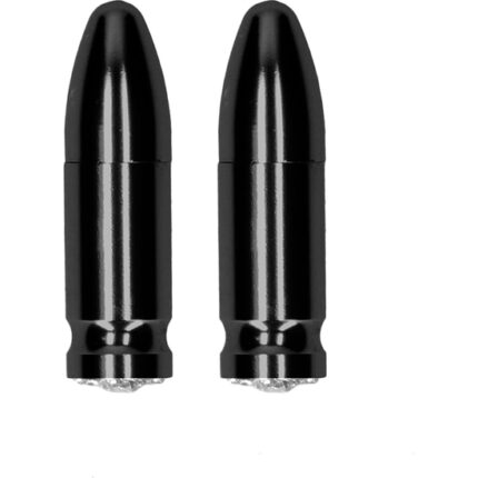 PINZAS MAGNÉTICAS PARA PEZONES - DIAMOND BULLET - BLACK - 001