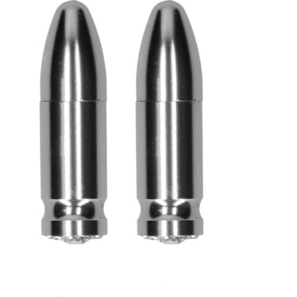 PINZAS MAGNÉTICAS PARA PEZONES - DIAMOND BULLET - SILVER - 001