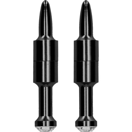 PINZAS MAGNÉTICAS PARA PEZONES - PASADOR DE DIAMANTE - BLACK - 001