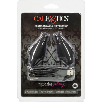 PINZAS PARA PEZONES RECARGABLES - NEGRO - 002