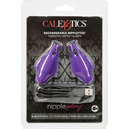 PINZAS RECARGABLES PARA PEZONES - MORADO - 002