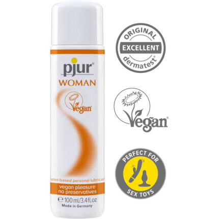 PJUR WOMAN LUBRICANTE VEGANO BASE DE AGUA 100ML - 002