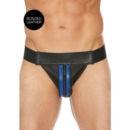 PLAIN FRONT WITH ZIP JOCK - AZUL - 001