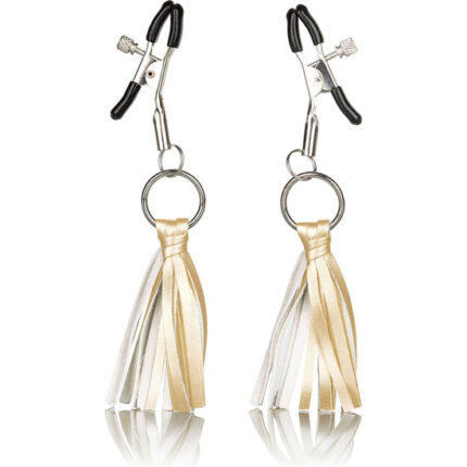 PLAYFUL TASSELS PINZAS PEZONES - ORO - 001