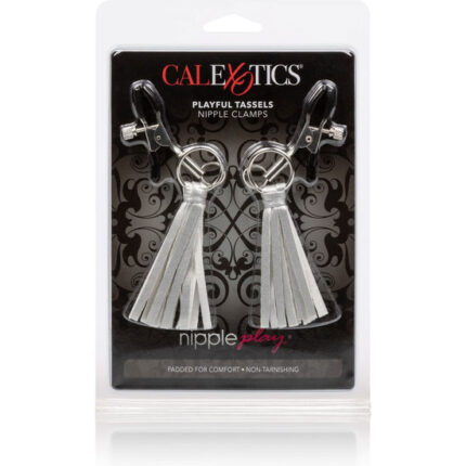 PLAYFUL TASSELS PINZAS PEZONES - PLATA - 002