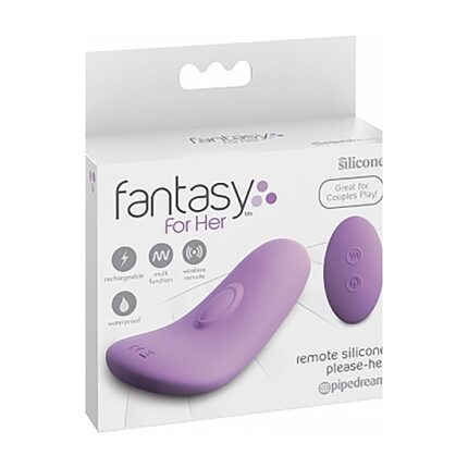 PLEASE-HER ESTIMULADOR DE SILICONA - MORADO - 002