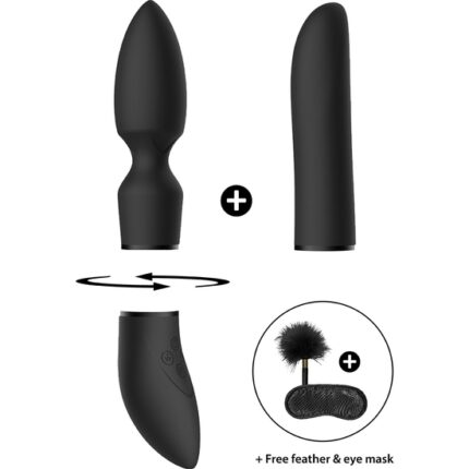 PLEASURE KIT VIBRANDE CLITORIS - NEGRO - 001