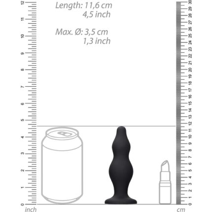 PLUG ANAL DE BURBUJA - NEGRO - 002