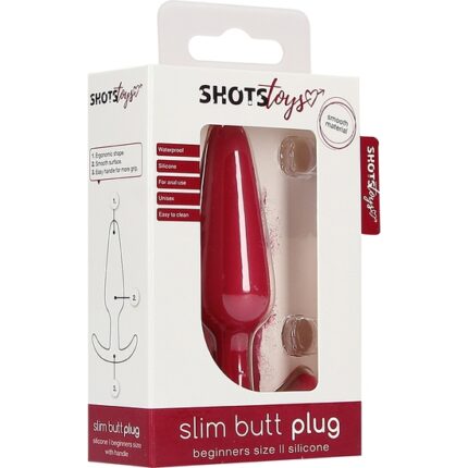 PLUG ANAL DELGADO - ROJO - 002