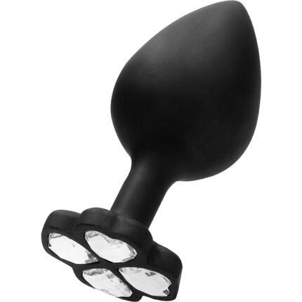 PLUG ANAL GRANDE LUCKY DIAMOND - NEGRO - 001