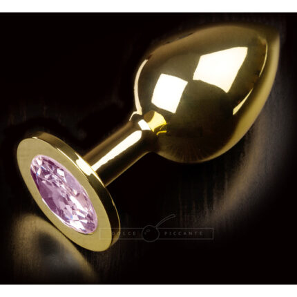 PLUG ANAL JEWELLERY LARGE ORO / ROSA - 001