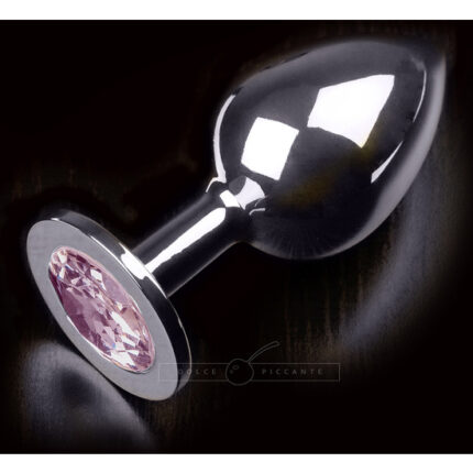 PLUG ANAL JEWELLERY LARGE PLATA / ROSA - 001