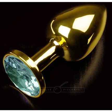 PLUG ANAL JEWELLERY SMALL ORO / ESMERALDA - 001