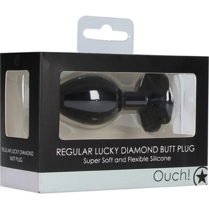 PLUG ANAL REGULAR LUCKY DIAMOND - NEGRO - 002