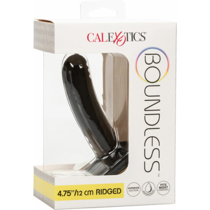 PLUG BOUNDLESS 12CM RIDGED - NEGRO - 002
