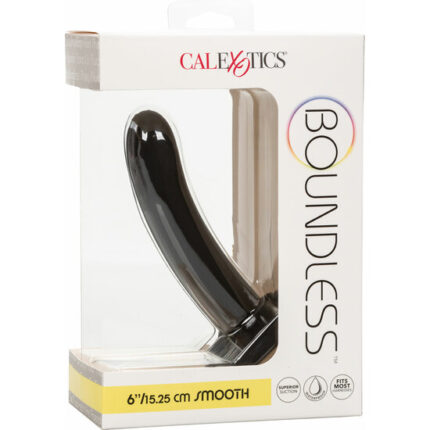 PLUG BOUNDLESS 15.25 CM SMOOTH - NEGRO - 002