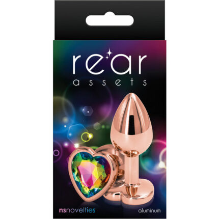 PLUG CORAZON PEQUEÑO - REAR ASSETS ROSE GOLD - ORO ROSADO - 002