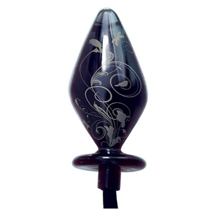 PLUG DE CRISTAL CON COLA PONY - GRANDE - 002