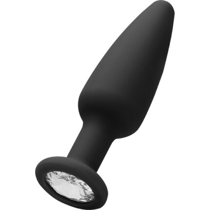 PLUG DIAMANTE CONE-SHAPED - NEGRO - 001